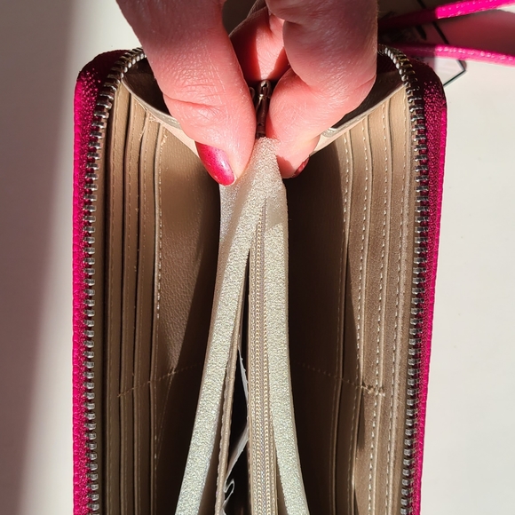 Dana Buchman Pink Clutch, Wristlet, Wallet - Picture 2 of 5